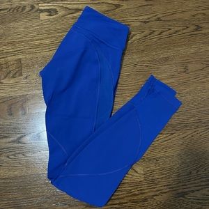 Lulu Lemon, size 4, Royal blue leggings